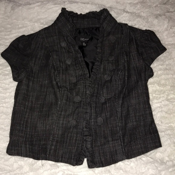 IZ Byer Dress Crop Top Jacket XS - Picture 1 of 3